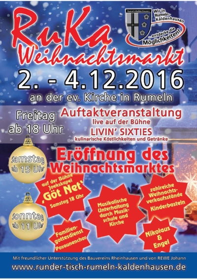 17. Weihnachtsmarkt mit neuen Klangfarben