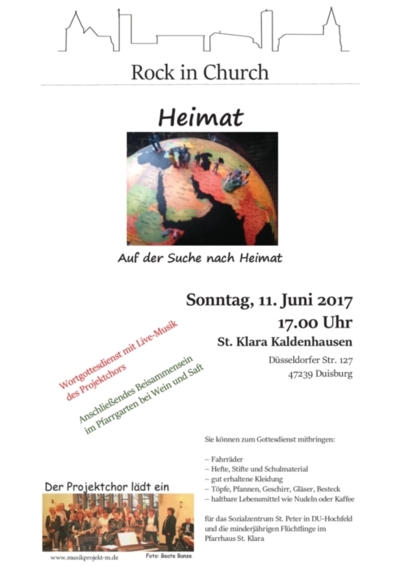 Rock in Church wieder auf sozialen Pfaden