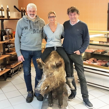 Gefunden, das Wildschwein von der Kuhstraße!